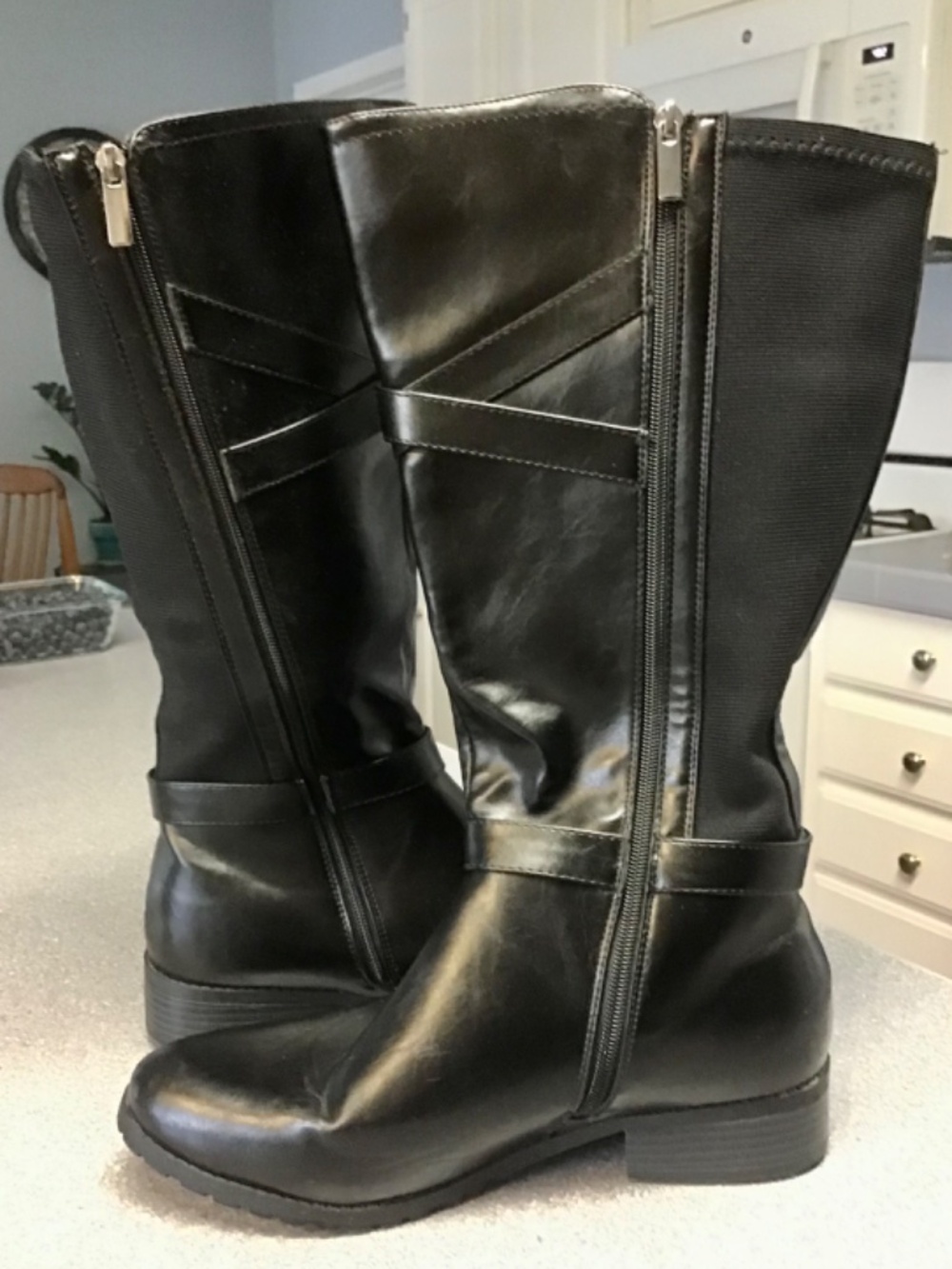 Flat Tall Boot, Cloudwalkers, Black - Picture 2 of 4